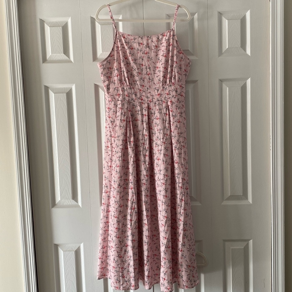 Floral Zip Back Dress